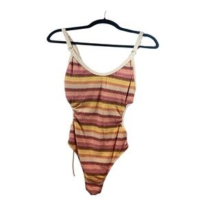 ROBIN PICCONE Women’s Lyra Cutout One-Piece Swimsuit - Blush Size 10